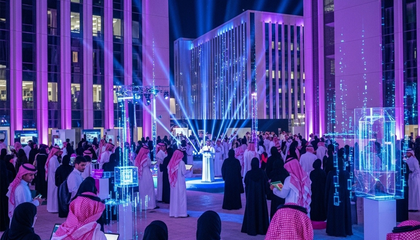 إدارة حركة الحضور والحشود داخل فعالية في السعودية